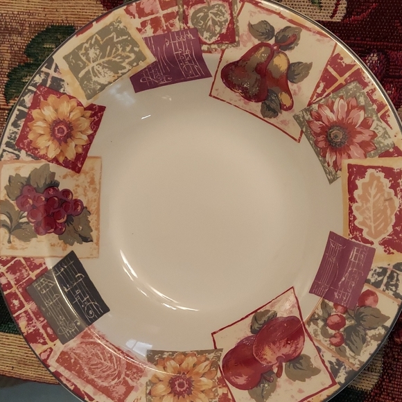 DEBORAH MALLOW Set for 4 musical 🎼 dinnerware stoneware - Picture 6 of 7